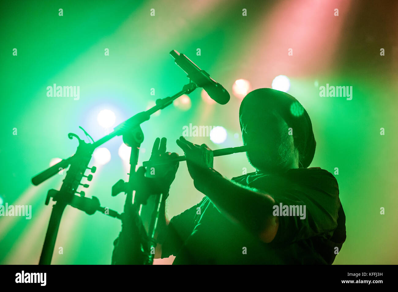 27.10.2017, Warschau, Polen, eluveitie Swiss Folk Metal Band live in progresja Musik zone Credit: stanislaw Wadas/alamy leben Nachrichten Stockfoto