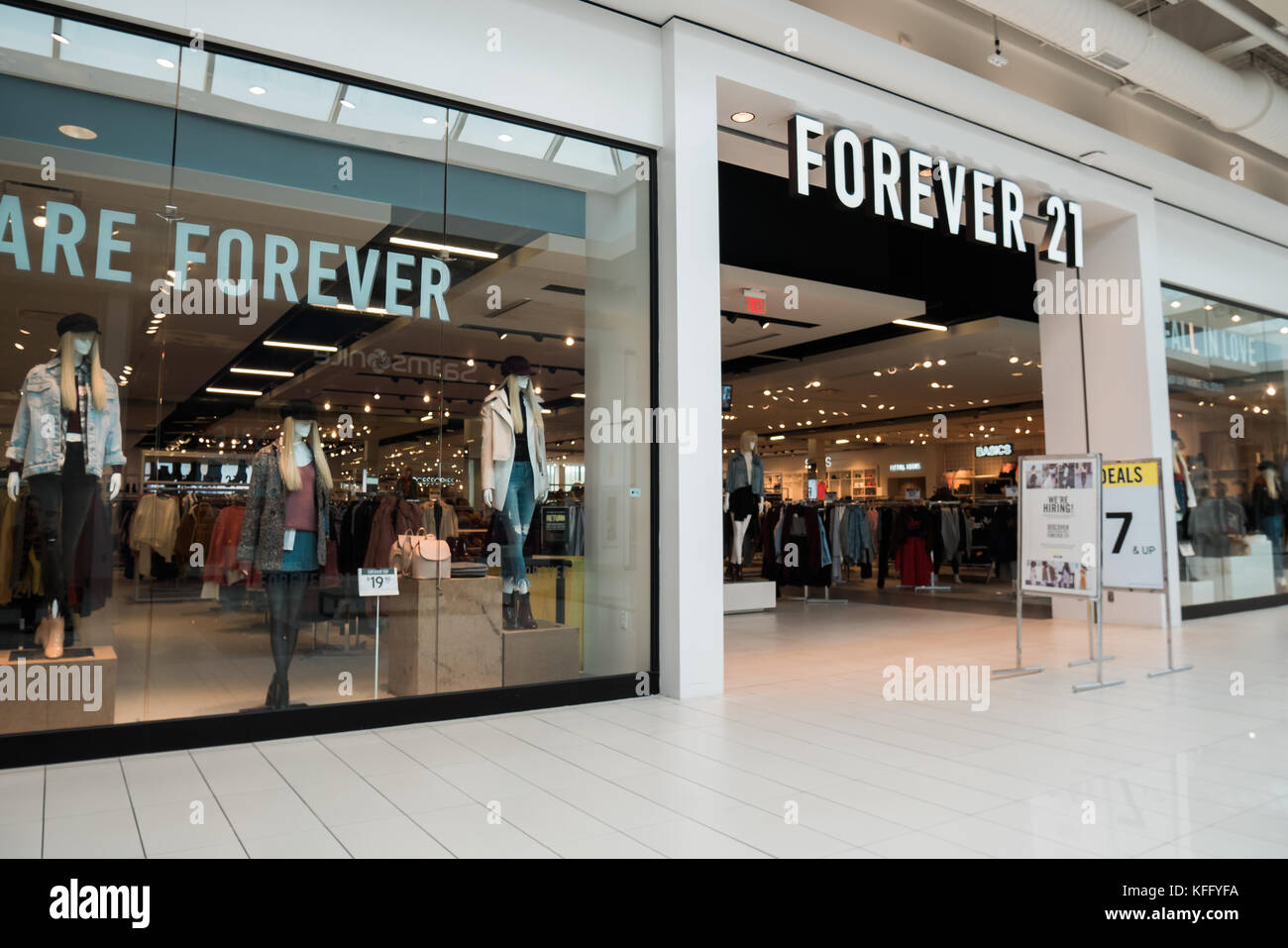Forever 21 store Stockfoto