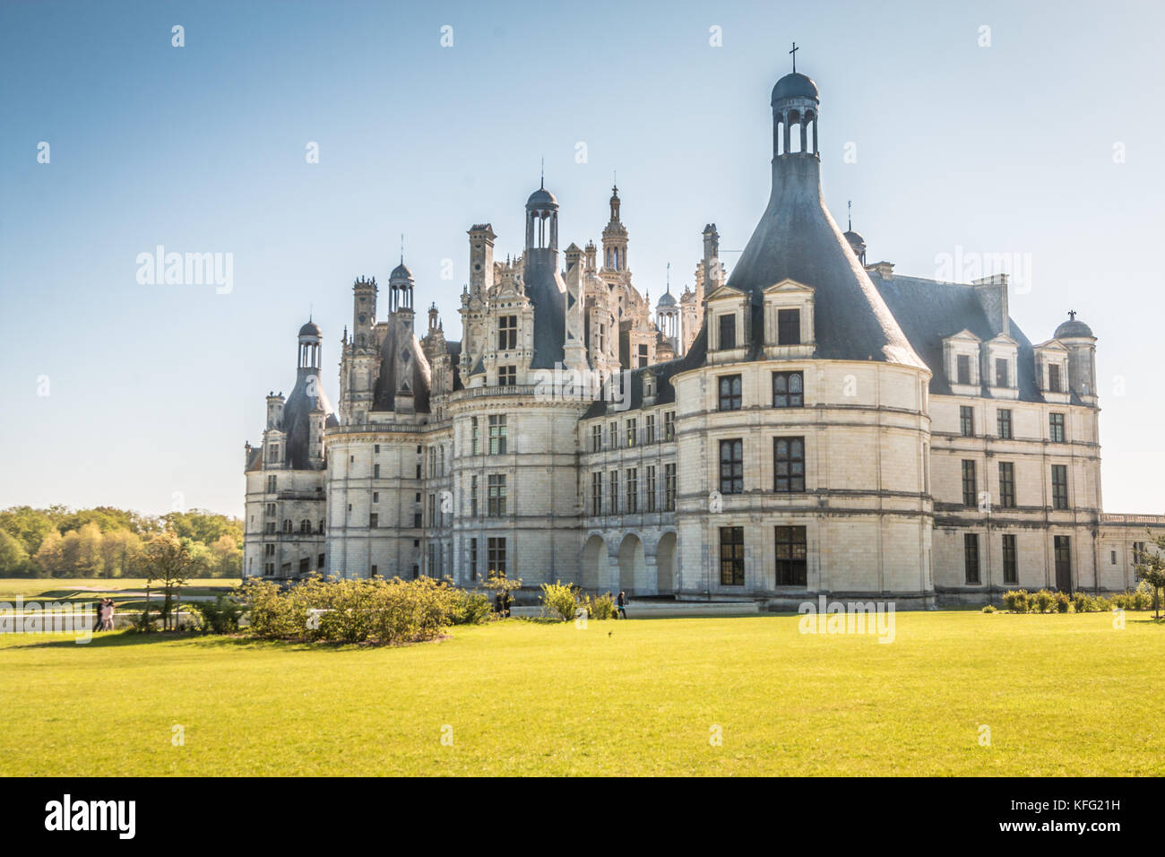 Schloss Chambord Frankreich Stockfoto