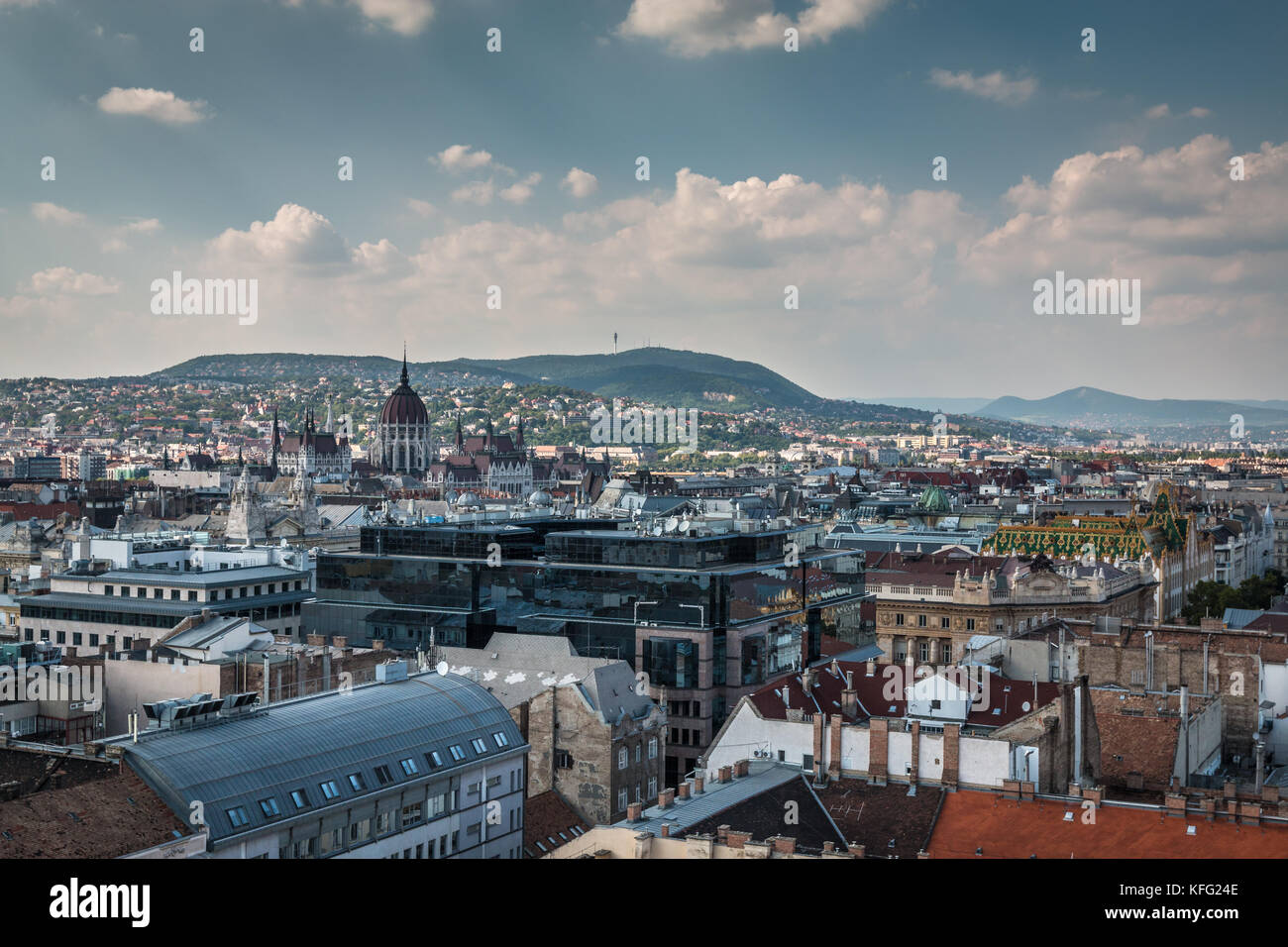 Die Stadt Budapest in Ungarn Stockfoto