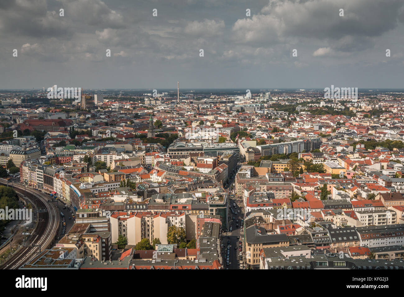 Stadt Berlin in Deutschland Stockfoto