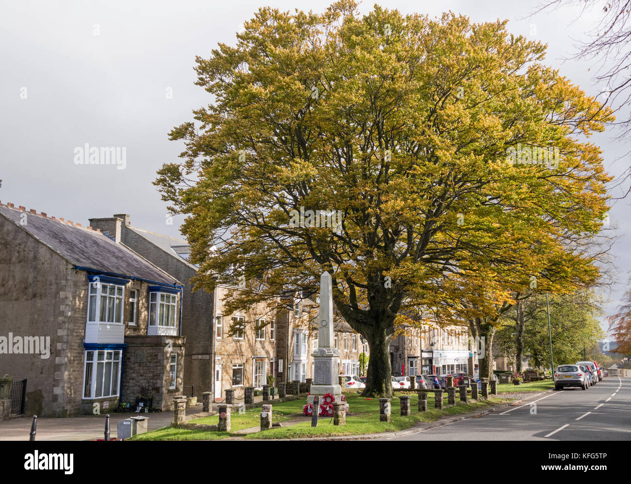 Herbst in Middleton-in-Teesdale, County Durham, England, Großbritannien Stockfoto
