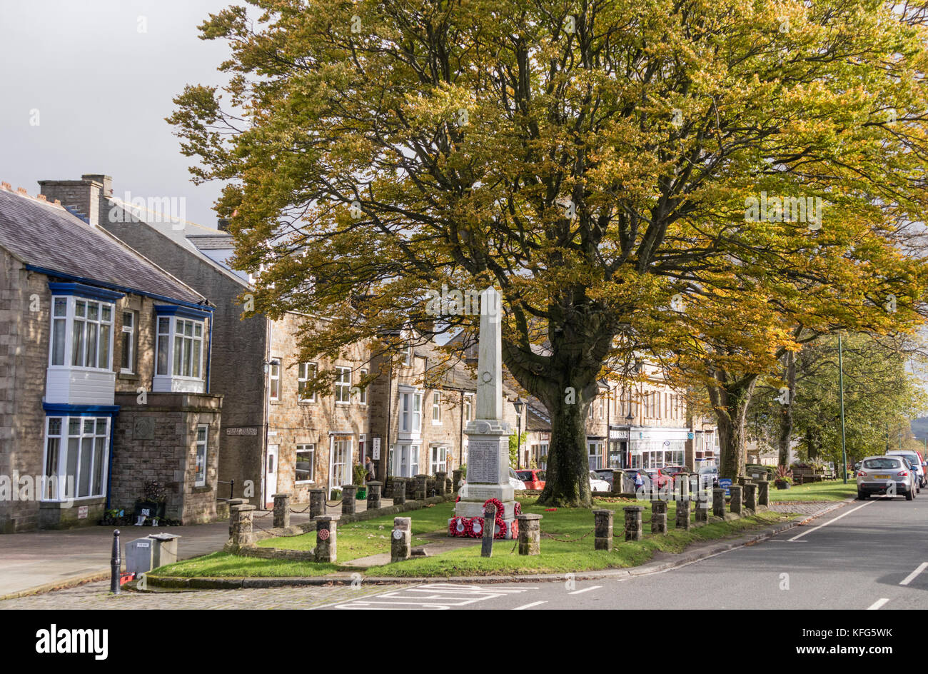 Herbst in Middleton-in-Teesdale, County Durham, England, Großbritannien Stockfoto