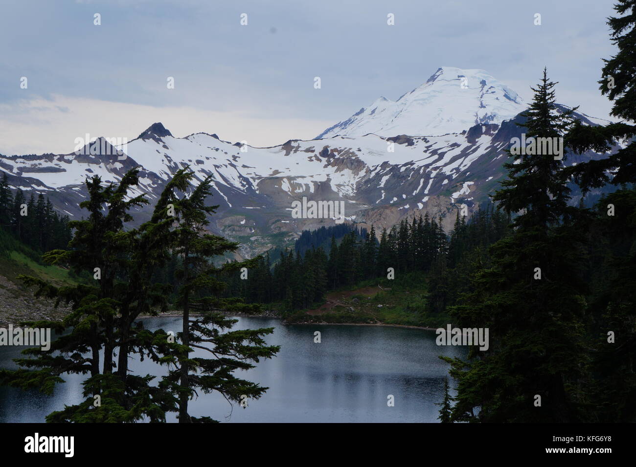 Wandern im Staat Washington, der großen pazifischen Nordwesten Stockfoto