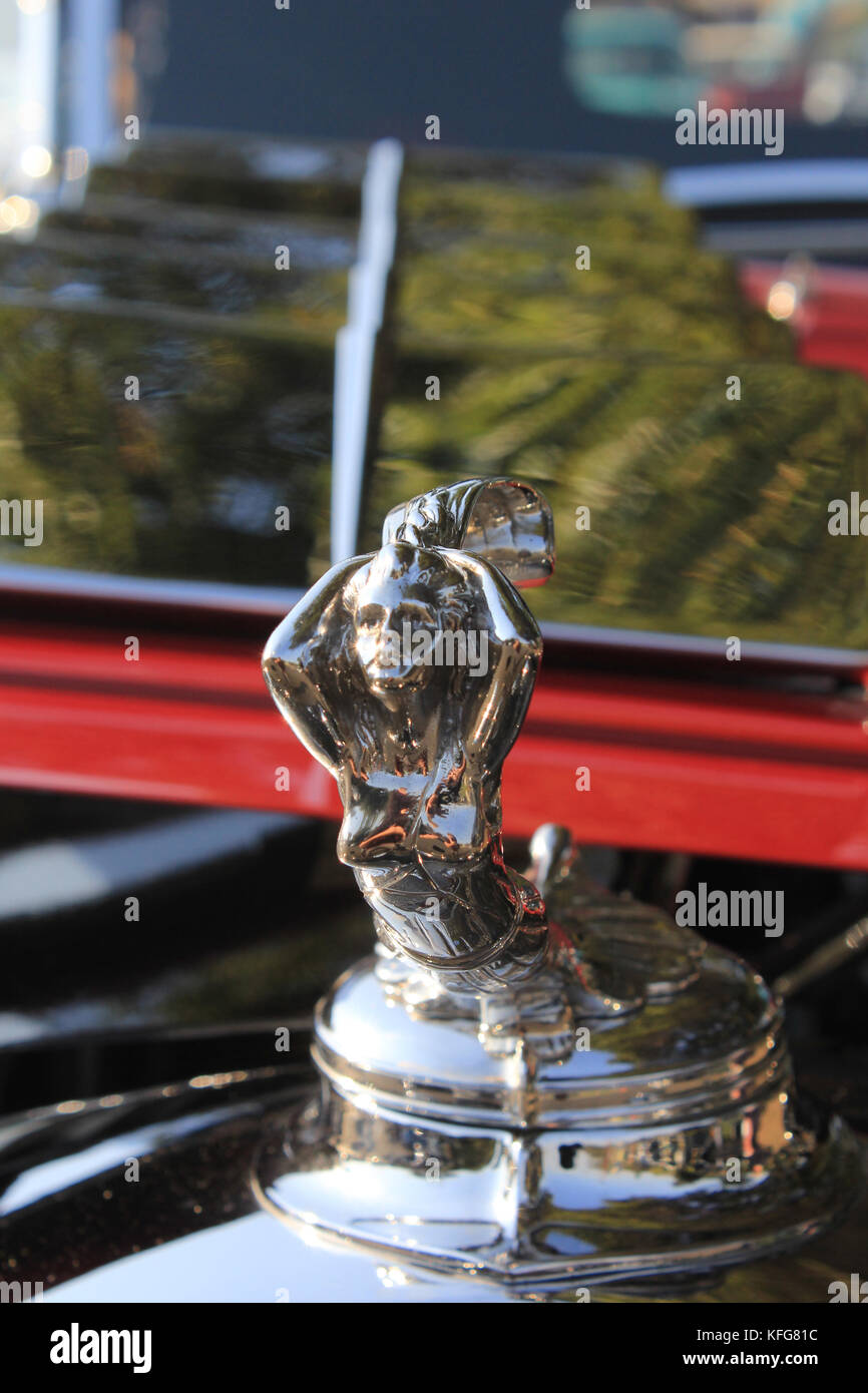 1930 Cadillac rumble seat Roadster v16 Stockfoto
