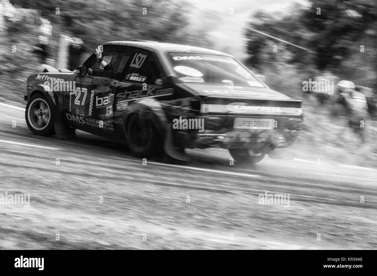 FORD ESCORT RS alte Rennwagen Rallye DIE LEGENDE 2017 der berühmte SAN MARINO historische Rennen Stockfoto