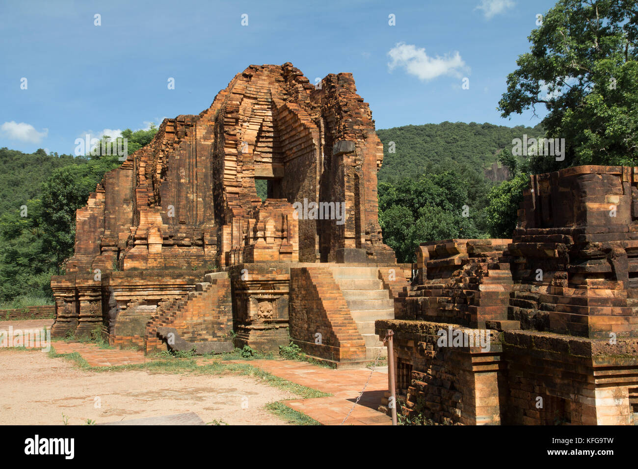 Alte Ruinen der verlorenen Zivilisation Stockfoto