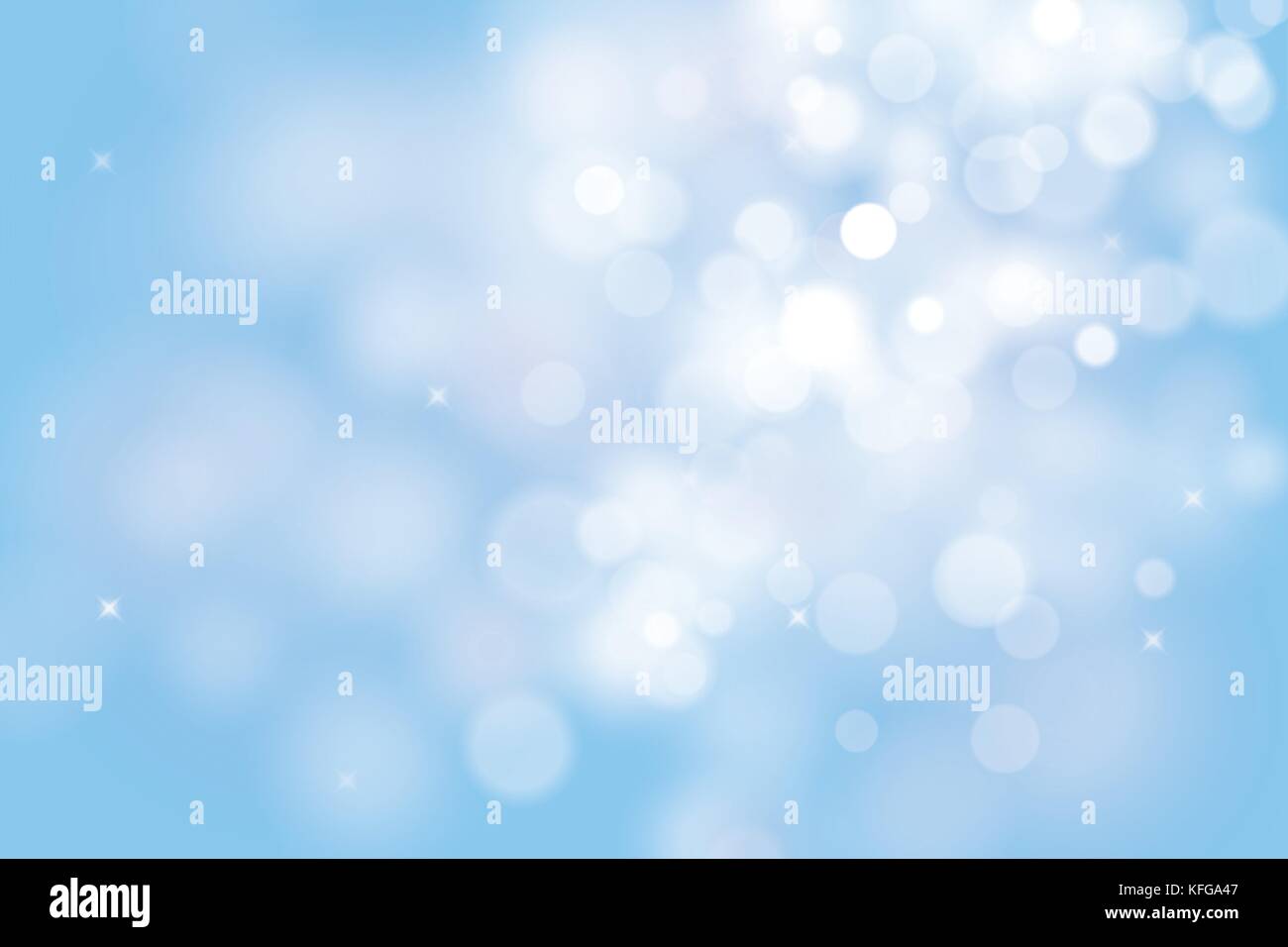Blau Weihnachten Hintergrund mit Bokeh leuchtet Stock Vektor