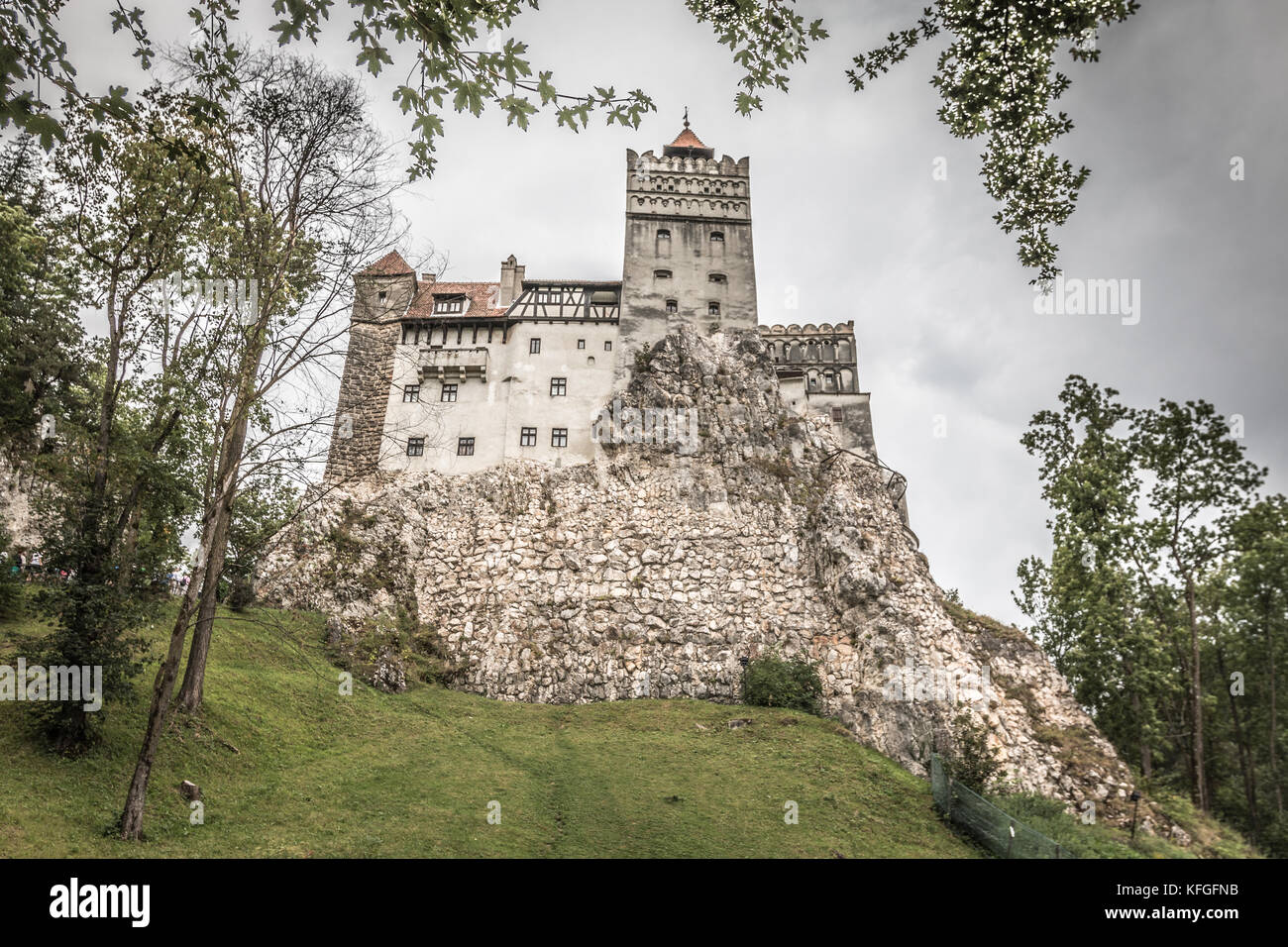 Schloss Bran Rumänien Stockfoto