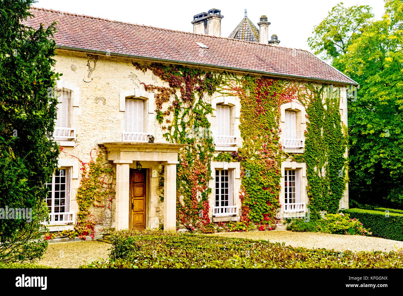 Colombey-les-Deux-Églises (Departements Seine-Maritime, Frankreich): La Boisserie, der Heimat des ehemaligen französischen Präsidenten Charles de Gaulle und seine Familie Stockfoto