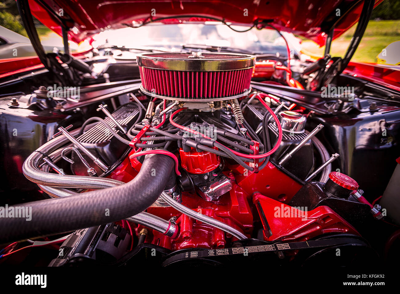 Big v8 Stockfoto