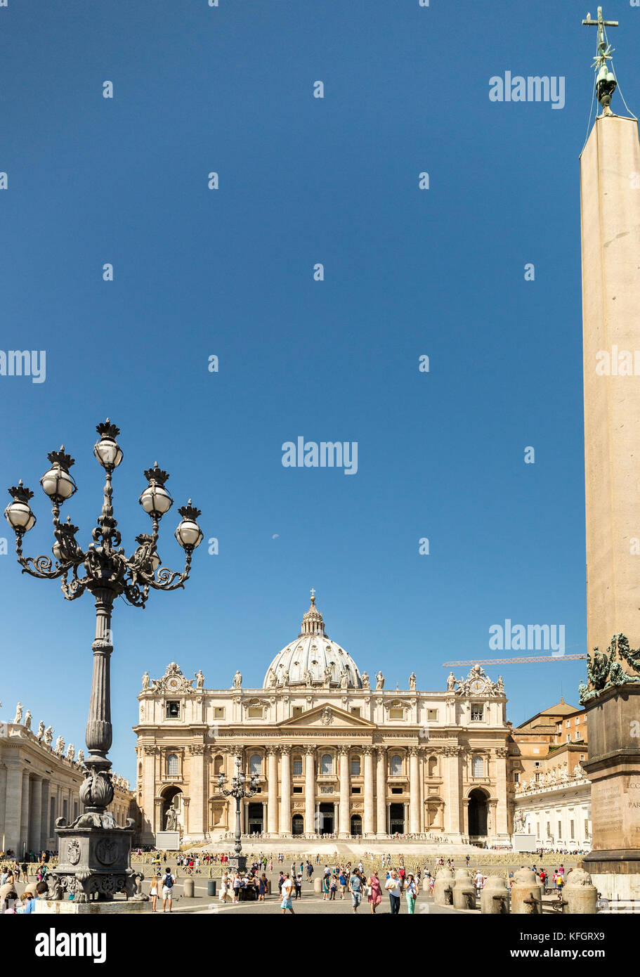 Die Kathedrale von St. Peter in Rom Stockfoto