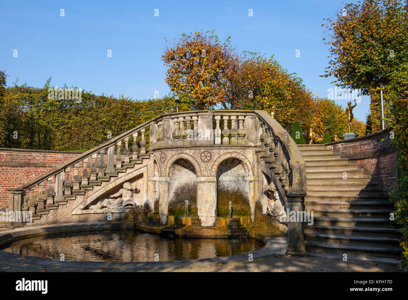 Hannover, Deutschland - 19. Oktober 2017: die Herrenhäuser Gärten in Hannover (Herrenhäuser Gärten) Stockfoto