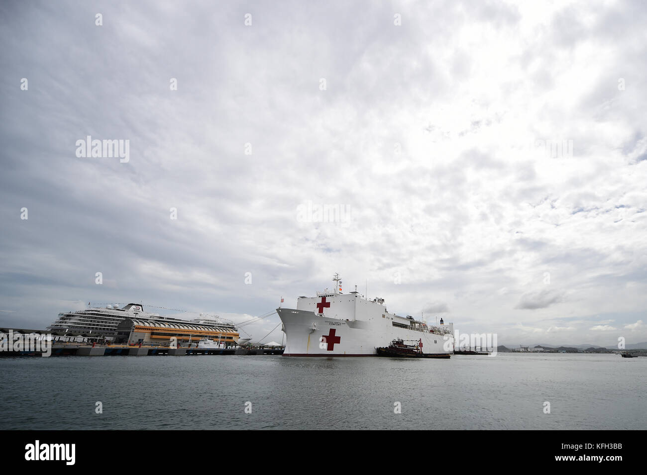 USNS Comfort Naval Hospital Ship Stockfoto