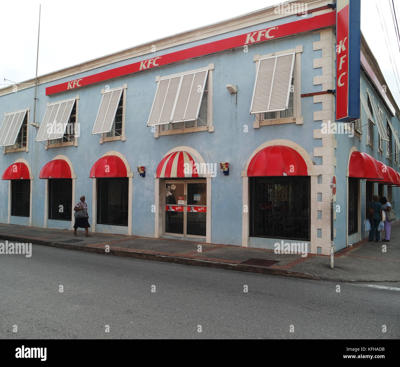 KFC in Bridgetown Barbados Stockfoto
