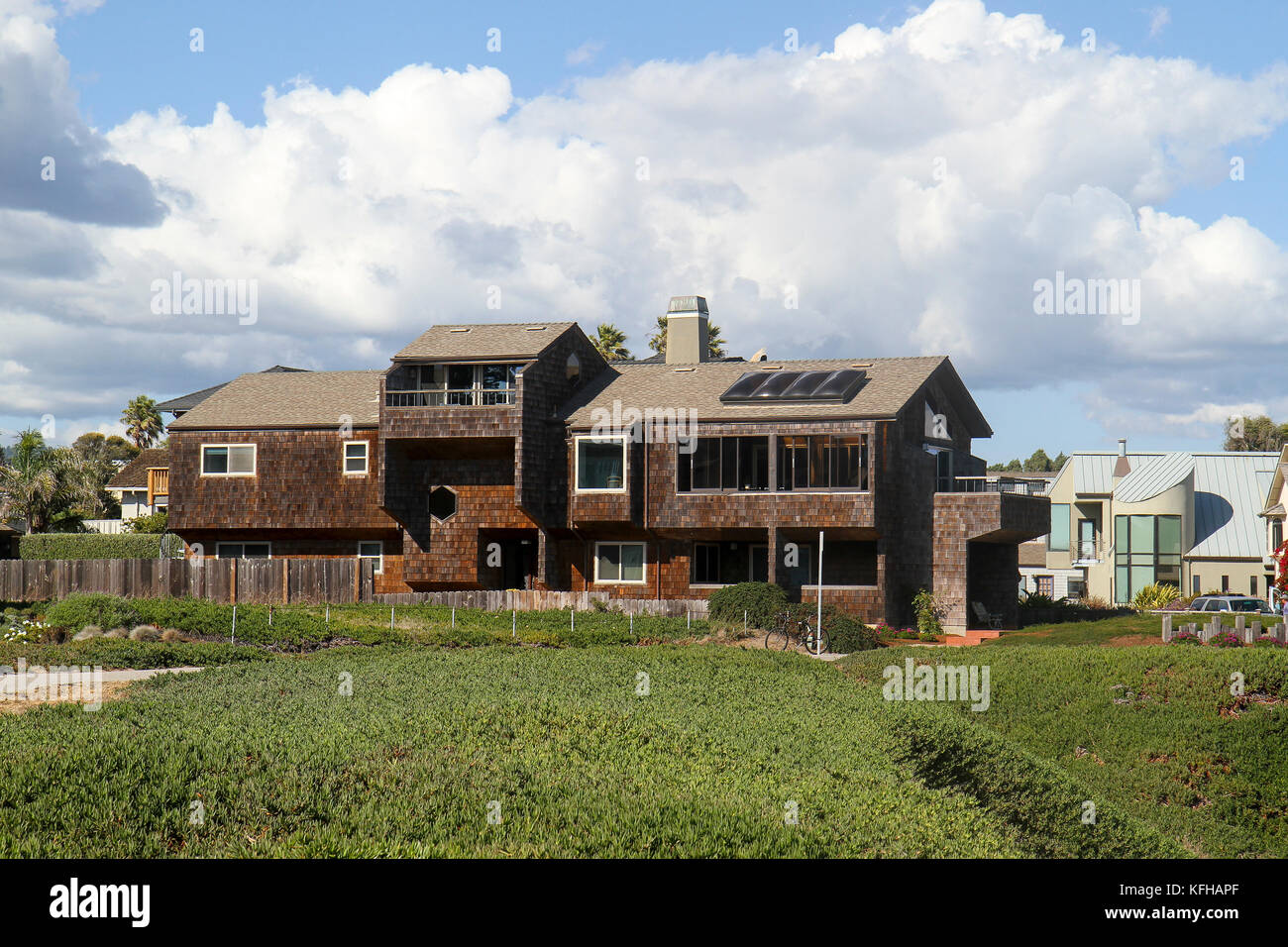 Ein Haus in der Nähe von West Cliff Drive, Santa Cruz, Kalifornien, USA Stockfoto