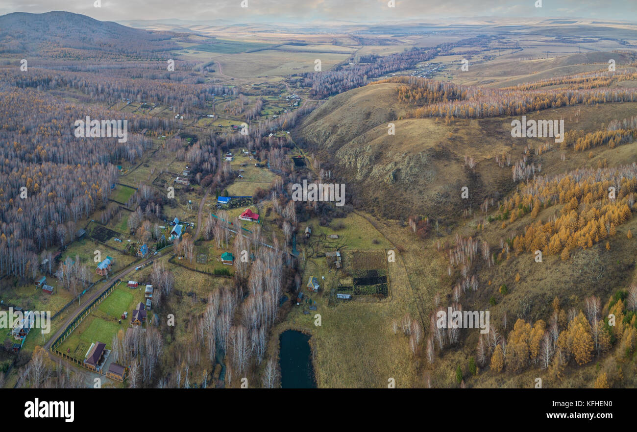 Landschaft in khakasia in Russland. Stockfoto