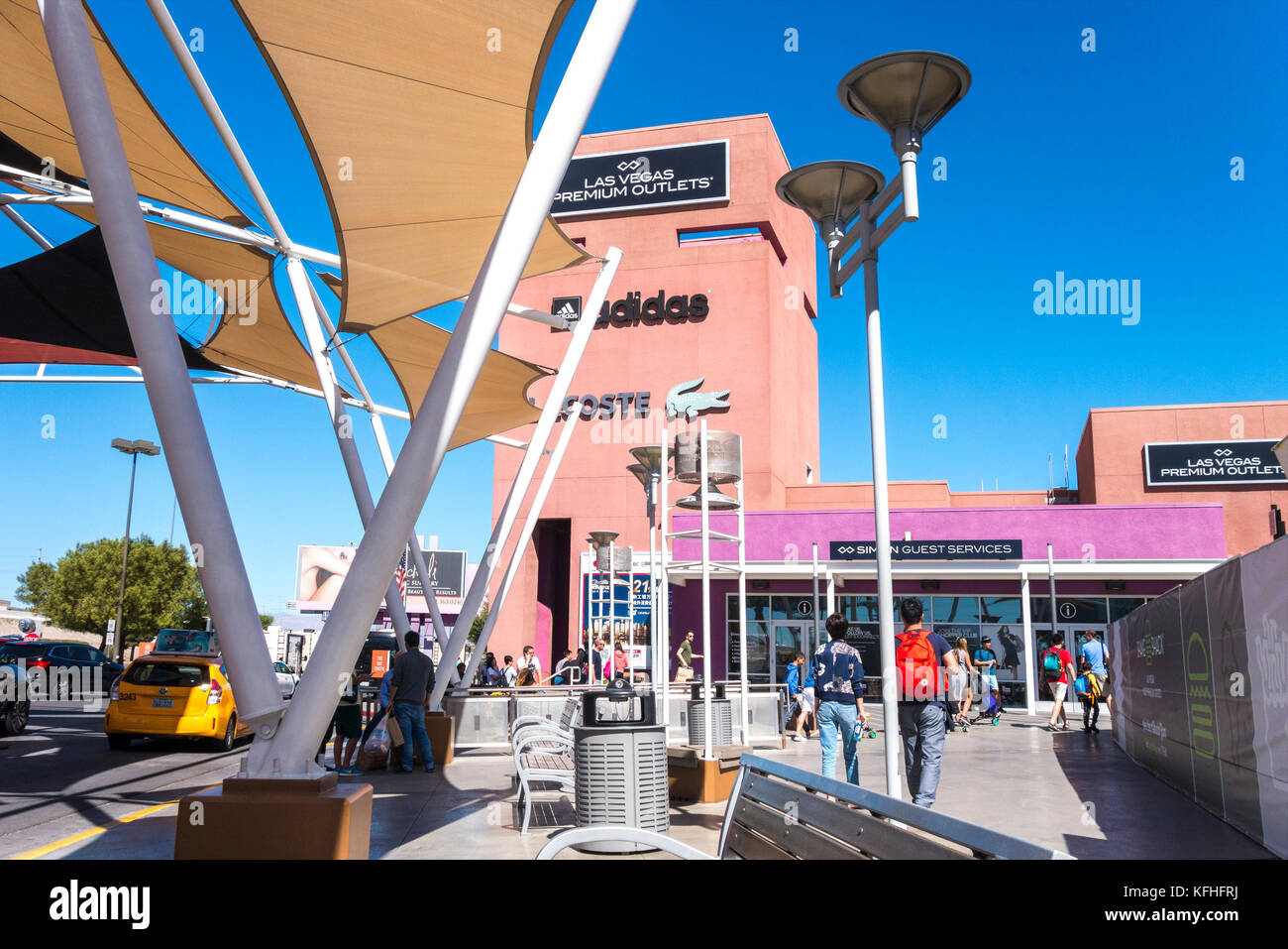 Las Vegas Premium Outlets Nord Shopping Mall Stockfotografie - Alamy