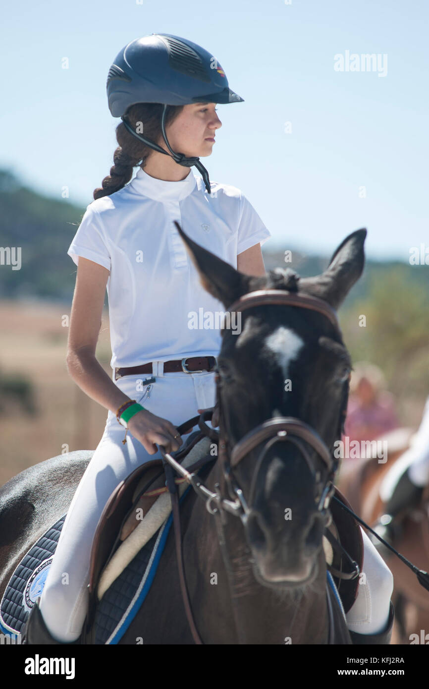 Enkelin des Königs von Spanien. Victoria Federica de Marichalar y Borbón Stockfoto