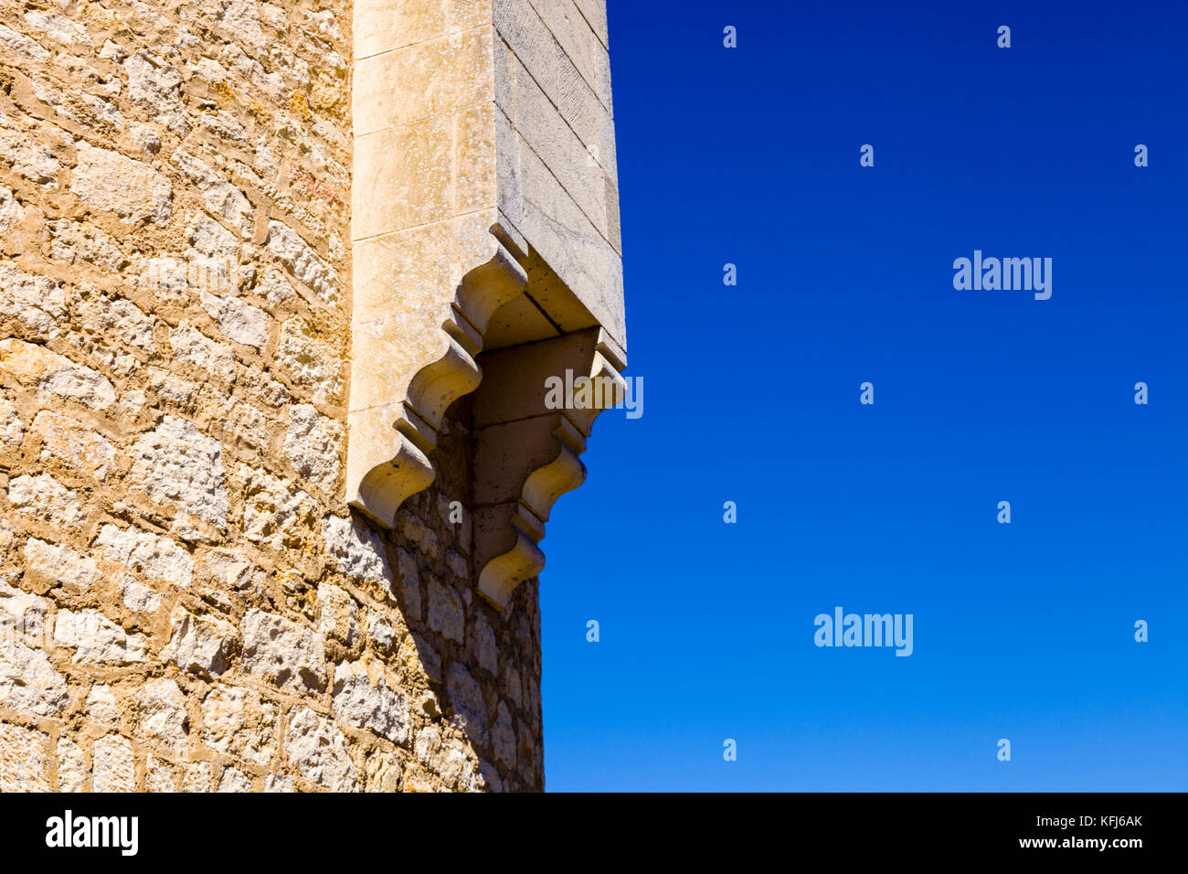 Detail des Château des Milandes, Heimat von Josephine Baker Stockfoto