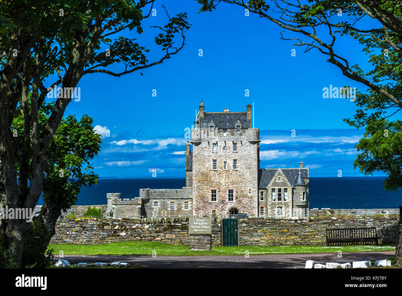 Ackergill Tower Hotel, Wick, caithness, Schottland, Vereinigtes Königreich Stockfoto