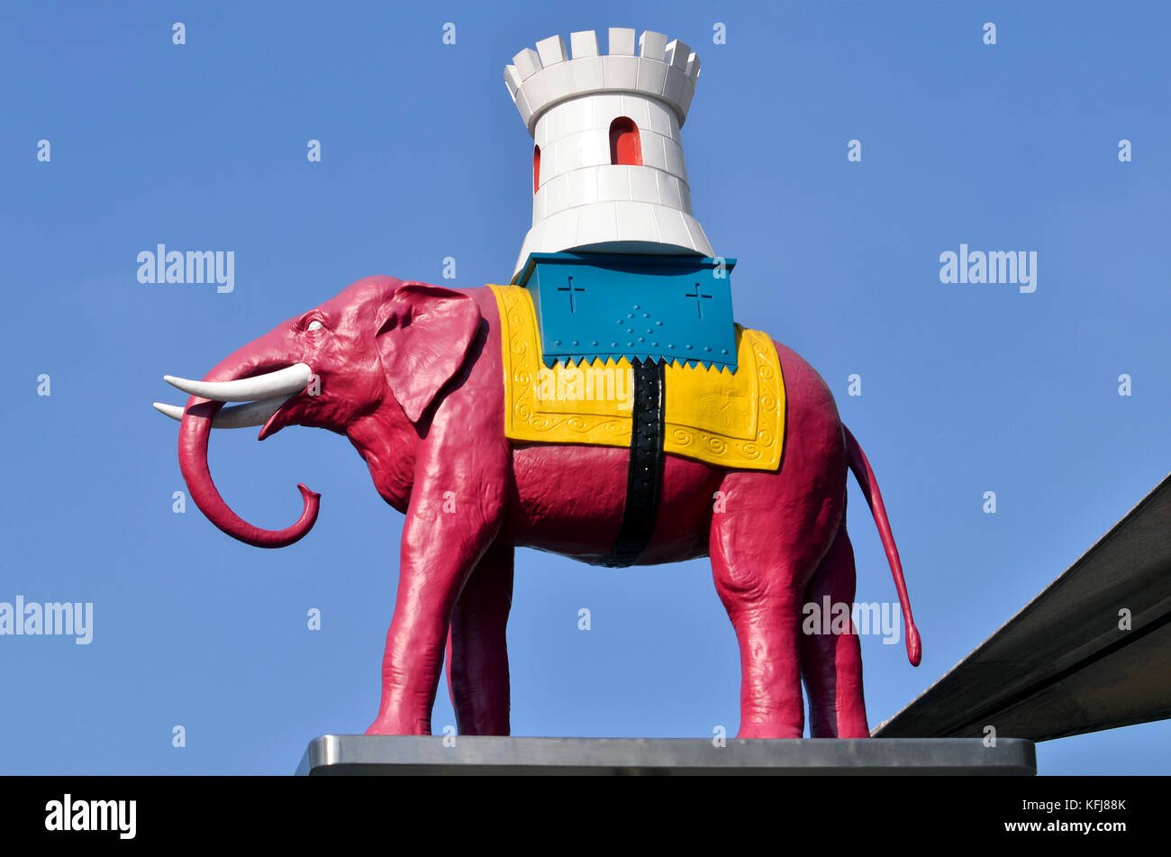 Elephant & Castle Statue, London, SE1, UK. Stockfoto