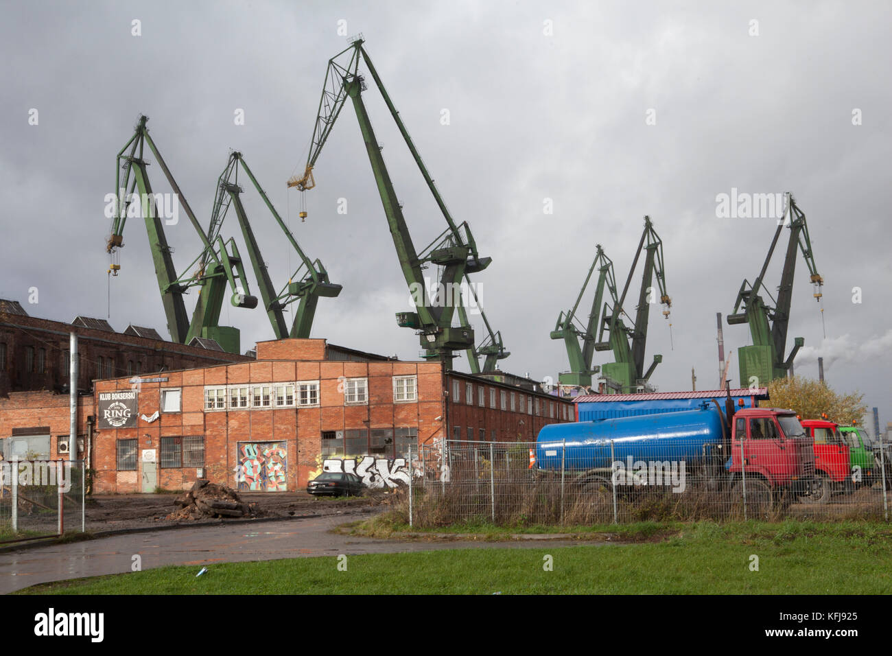 Die Danziger Werft - Stocznia Gdańska Stockfoto