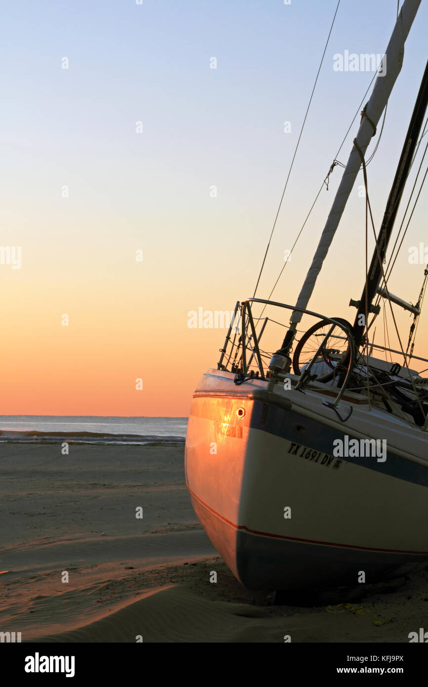 Sonnenaufgang am Diamond Beach, New Jersey, USA Stockfoto