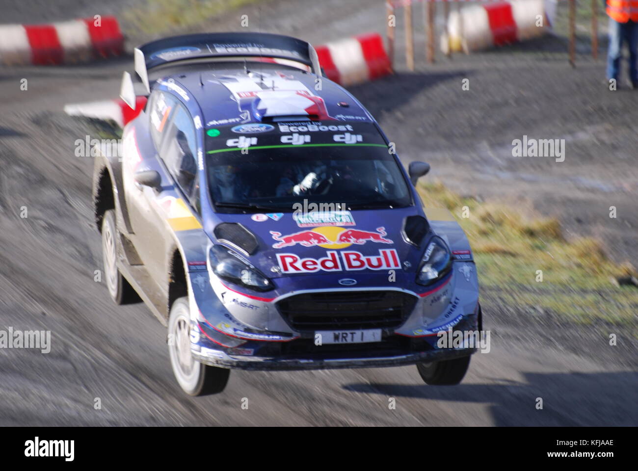 Sebastien Ogier - süße Lamm - Wales Rally GB 2017 Stockfoto