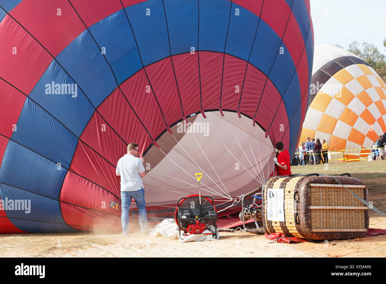 Carolina Balloon Festival, Statesville, North Carolina. Heißluftballon