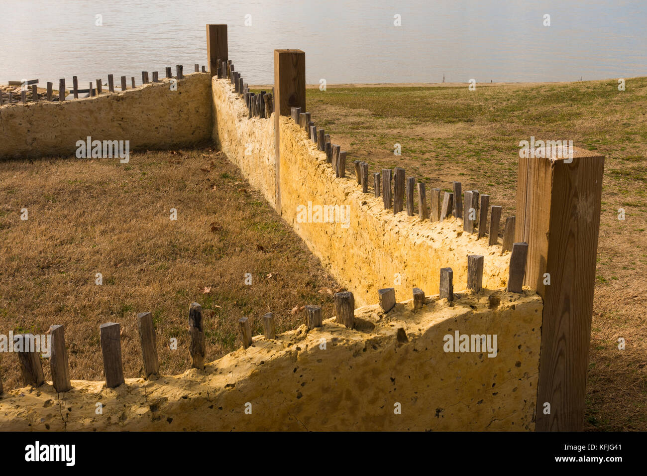 Historic Jamestowne Jamestown Virginia Stockfoto