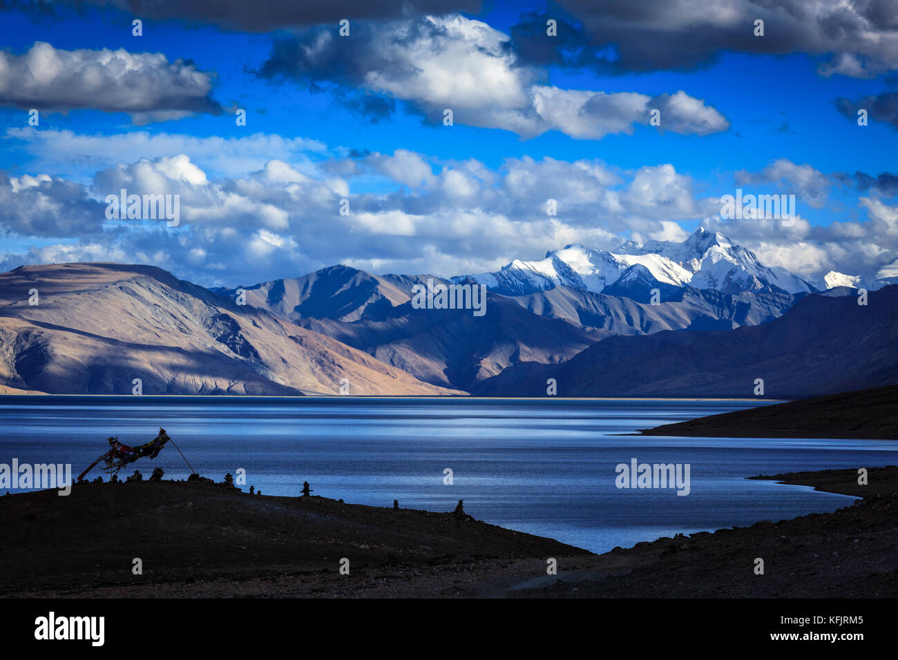 Tso Moriri, Ladakh Stockfoto