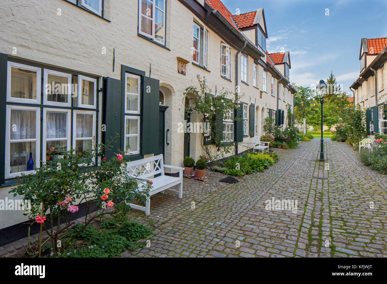 Glandorps Hof / Glandorp's Hof in der Hansestadt Lübeck / Lübeck, Schleswig-Holstein, Deutschland Stockfoto