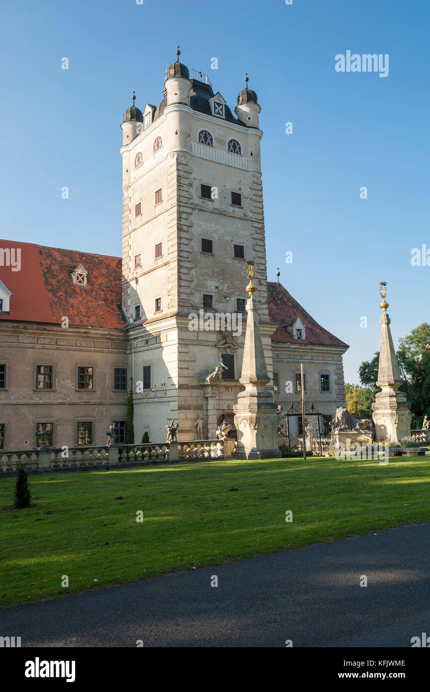 Schloss Greillenstein, Stadtteil Horn, Niederösterreich, Österreich, Europa Stockfoto