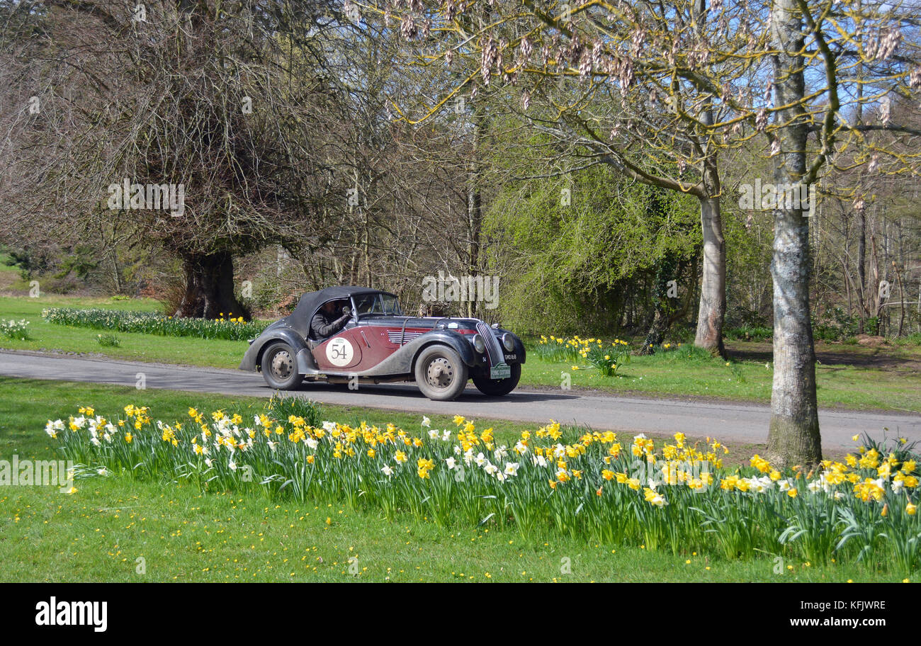Flying Scotsman 2016-1937 Frazer Nash BMW 328 ausführen Stockfoto