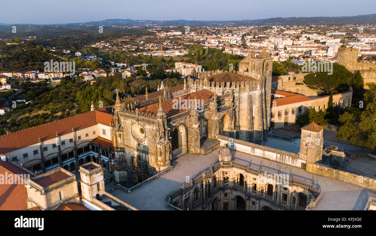 Kloster von Christus oder Convento de Cristo, Tomar, Provinz Ribatejo, Portugal Stockfoto