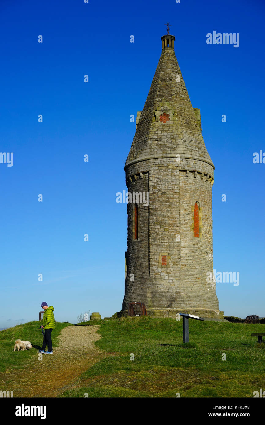 Heartshead Hecht, Ashton-under-Lyne, Tameside, Greater Manchester, UK. Stockfoto