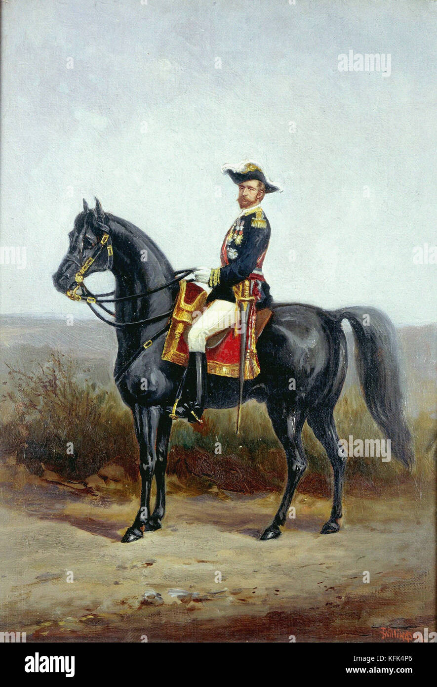 Williamson Portrait der général Georges Boulanger zu Pferd 19. Jahrhundert - Museum Carnavalet, Paris Stockfoto