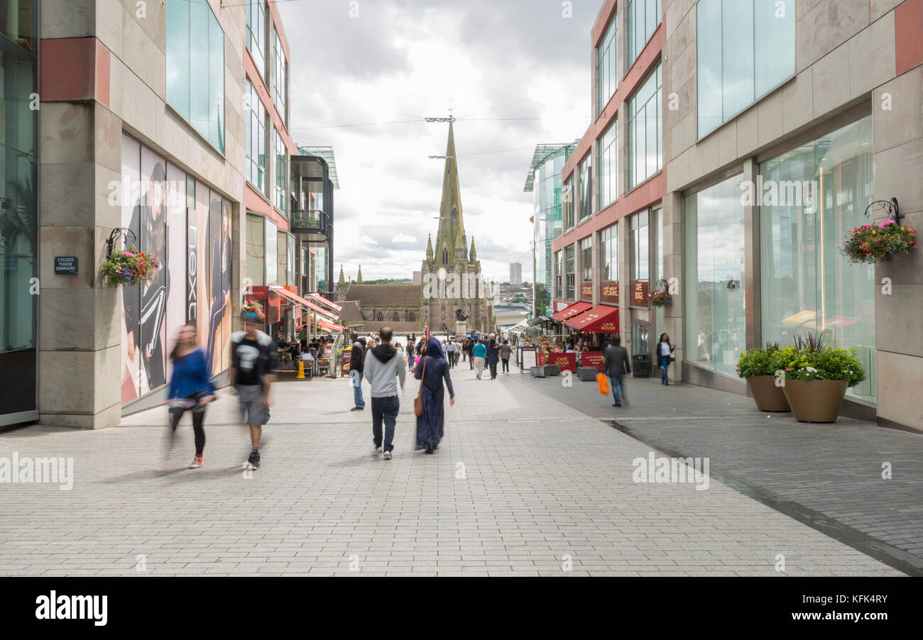 Der Bullring Shopping Centre, Birmingham Stockfoto