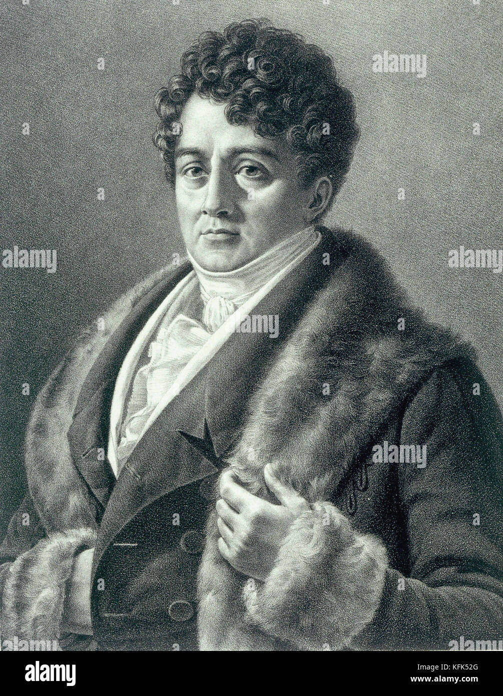 Pierre Vigneron Portrait von François Joseph Talma-Museum Carnavalet, Paris Stockfoto