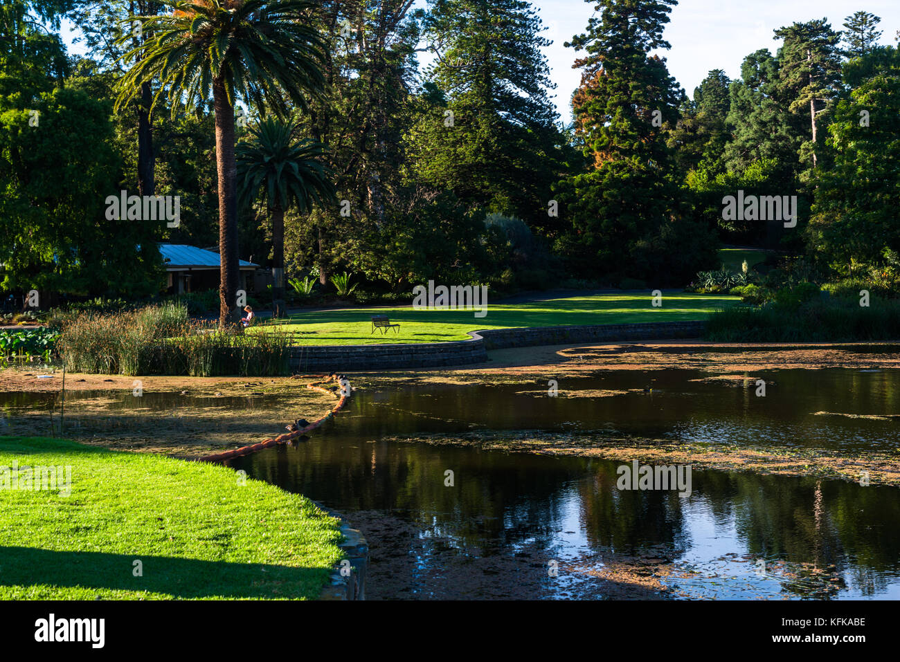 Die Royal Botanic Gardens, Melbourne, Australien Stockfoto