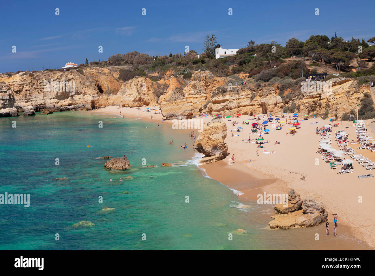 Praia Do Sao Rafael Strand In Der Nahe Von Albufeira Algarve Portugal Stockfotografie Alamy