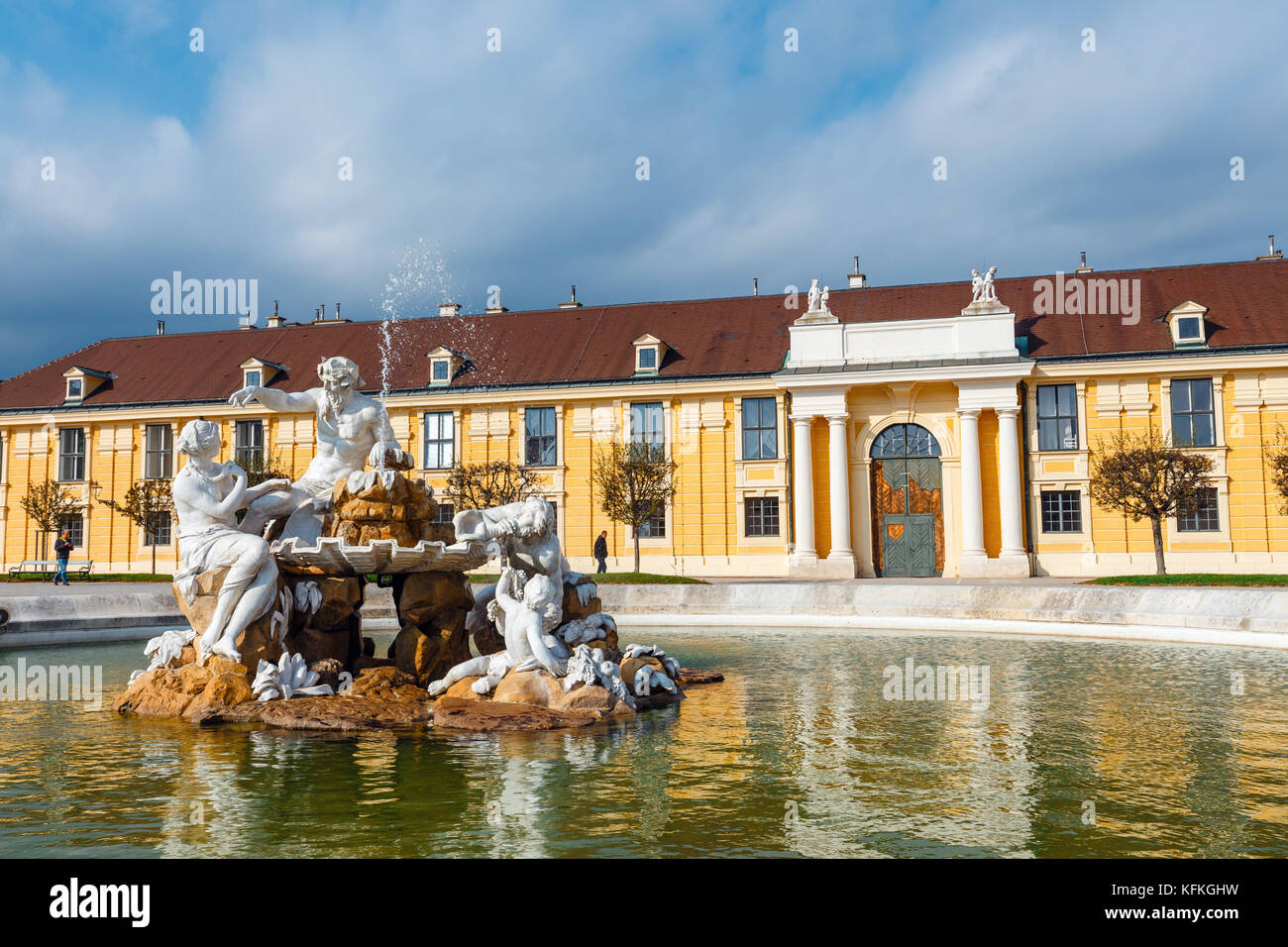 Wien, Österreich, 14. Oktober 2016: Schloss Schönbrunn in Wien ...