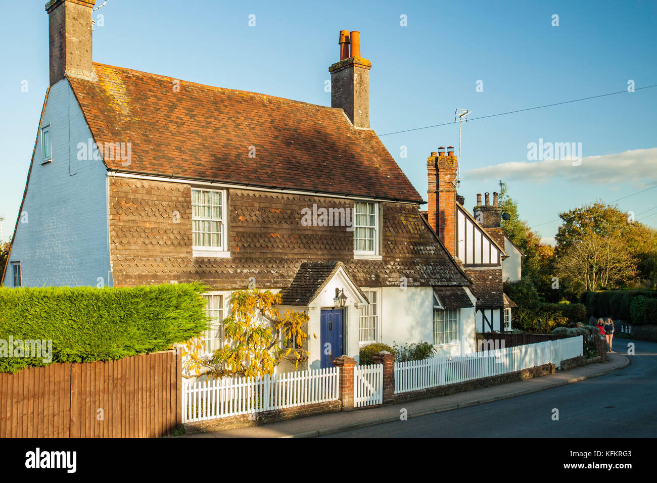 Malerischen cottage in hurstpierpoint, West Sussex, England. Stockfoto