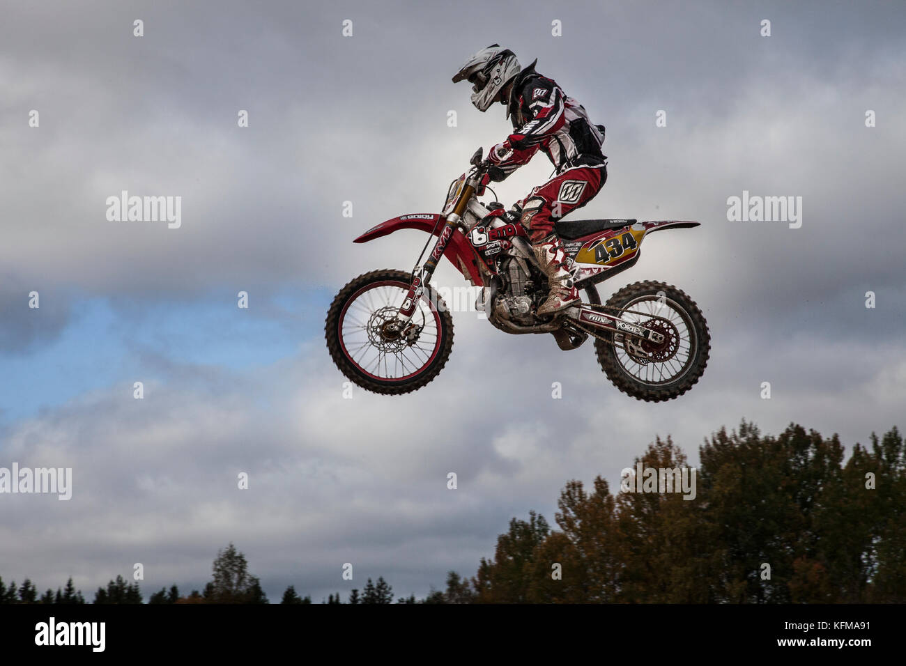 Motocross Stockfoto
