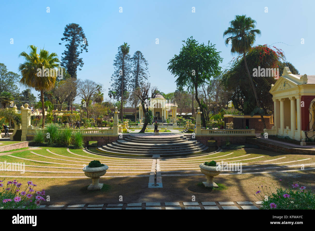 Garten der Träume, basanta und grishma Pavillon, Kaiser mahal palace, Thamel, Kathmandu, Nepal Stockfoto