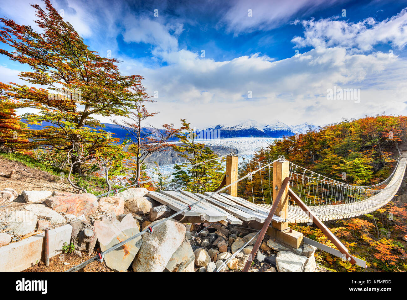 Patagonien, Chile - Grey Gletscher ist ein Gletscher in der südlichen patagonischen Eisfeld auf Cordillera del Paine Stockfoto