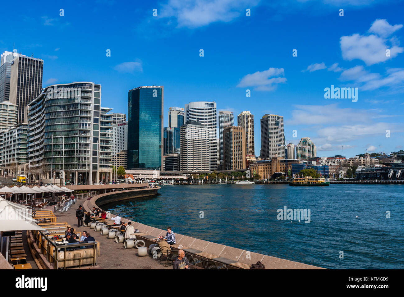 Eine Stadtlandschaft der Sydney Harbour Stockfoto