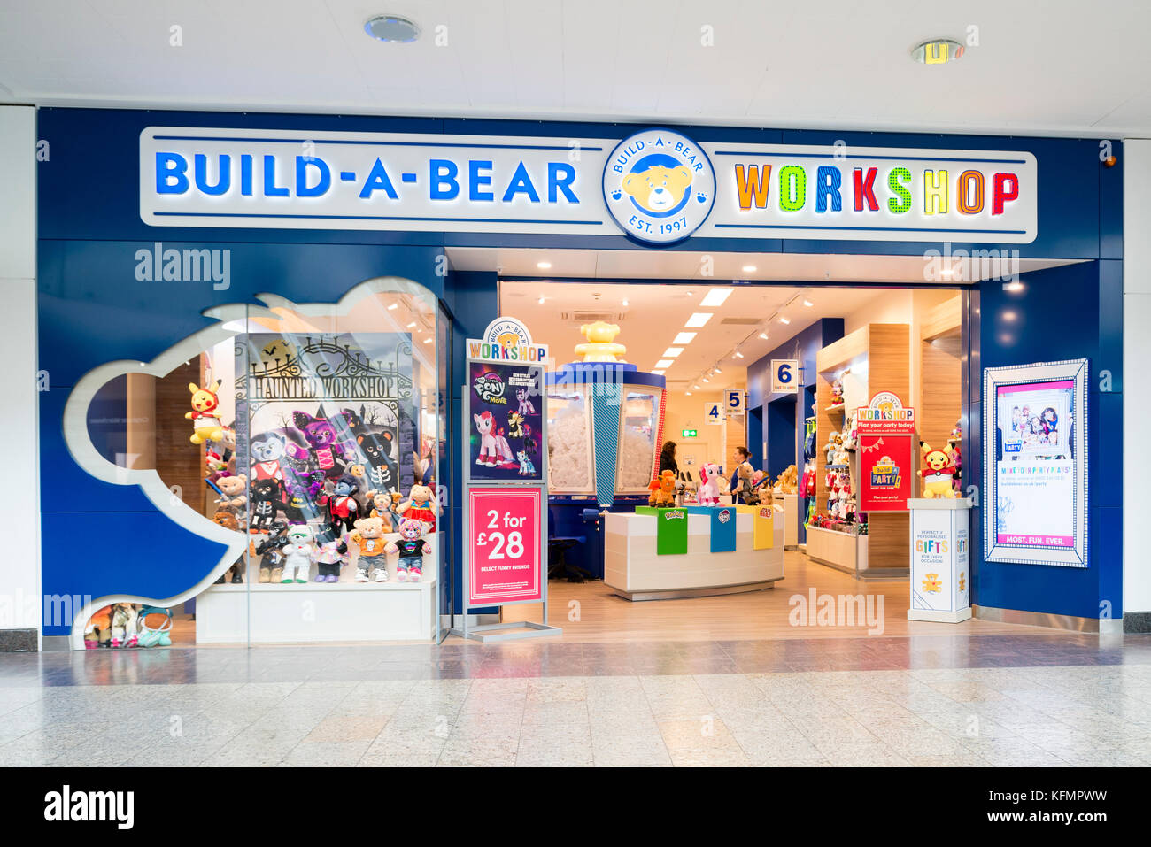 Build-A-Bear Workshop store, UK. Stockfoto
