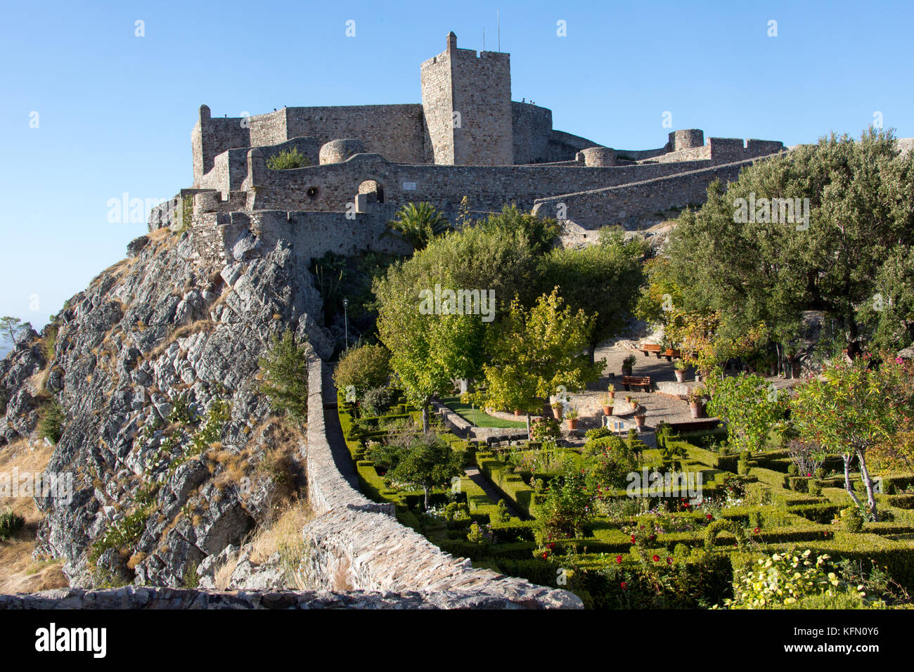 Marvao Castle, Ohrid, Alentejo, Portugal Stockfoto